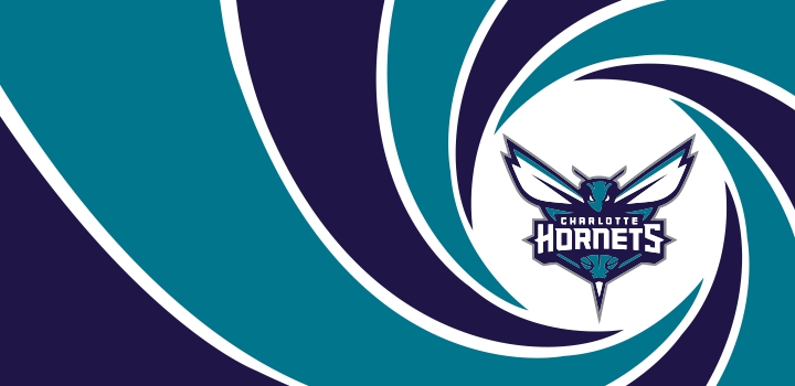 007 Charlotte Hornets logo vinyl decal